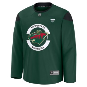 Minnesota Wild Fanatics Team Practice Custom 2024-25 Grün Trikot - Herren